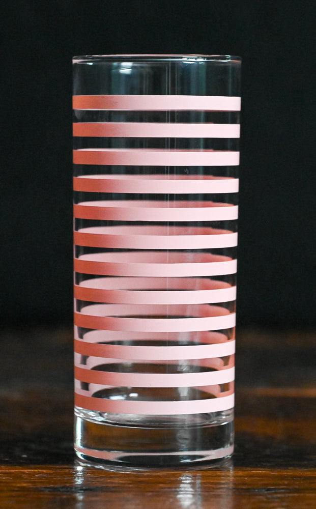 pink stripe Ocean tumblers