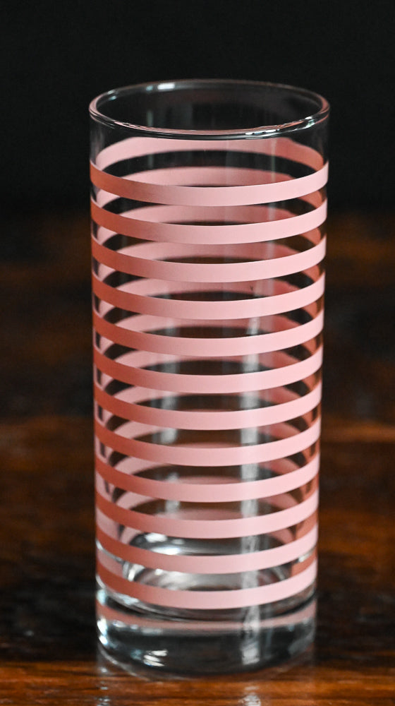 pink stripe Ocean tumblers
