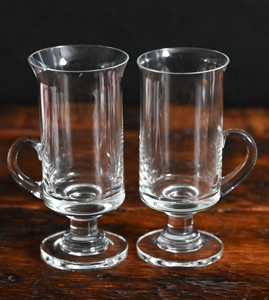 Anchor Hocking Irish Coffee Mug clear glass