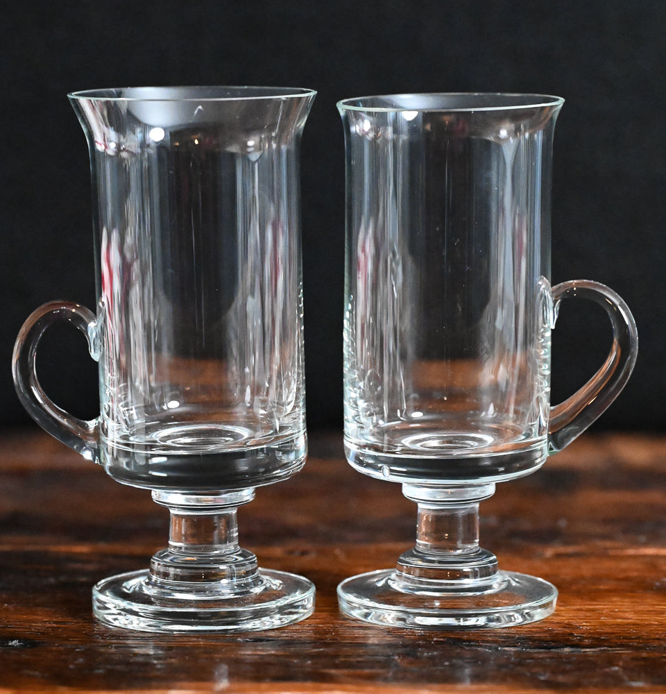 Anchor Hocking Irish Coffee Mug clear glass