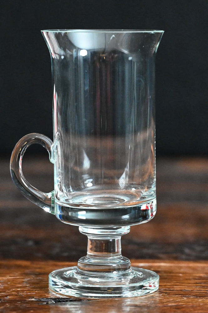 Anchor Hocking Irish Coffee Mug clear glass