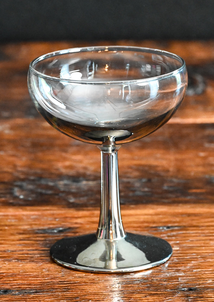 silver ombre champagne coupes