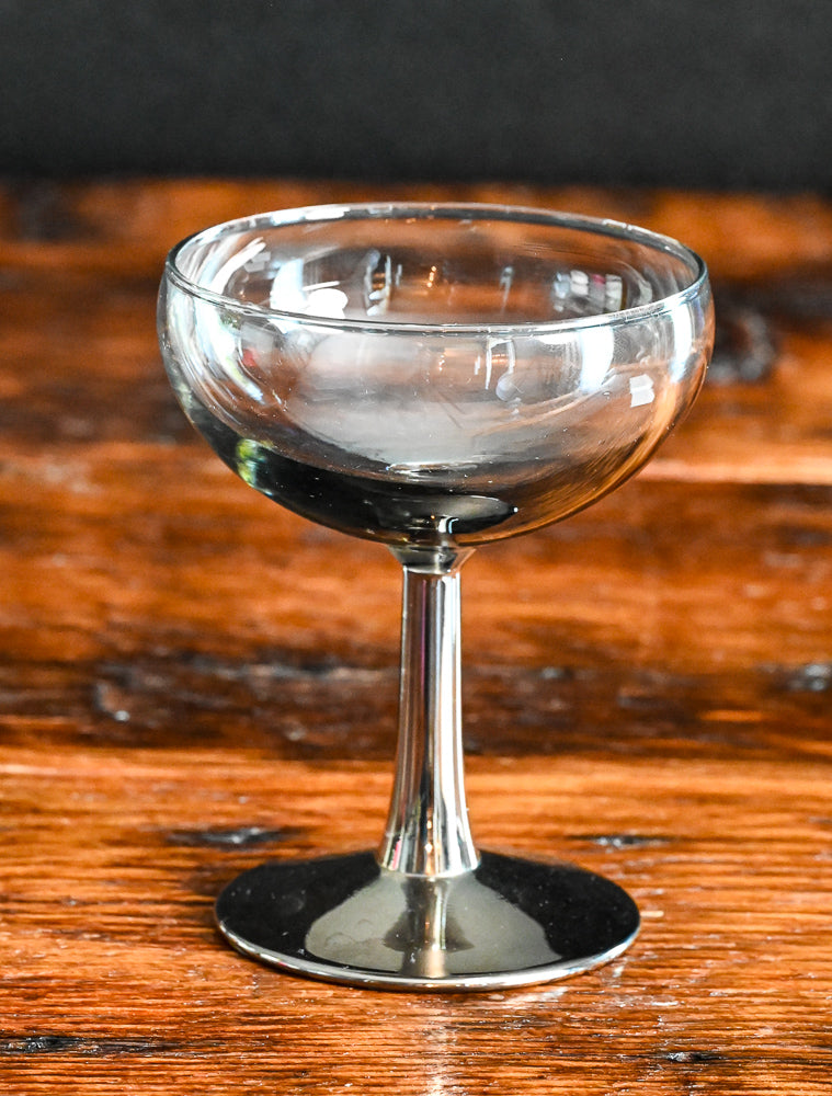silver ombre champagne coupes