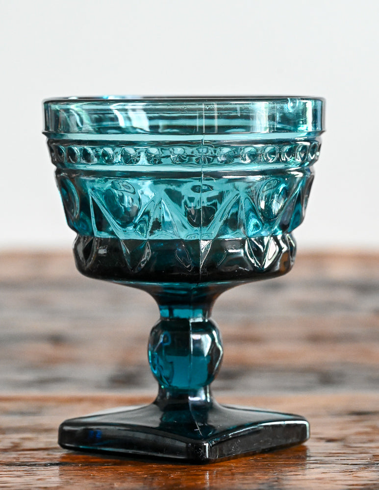 aquamarine Indiana Glass Park Lane Coupe