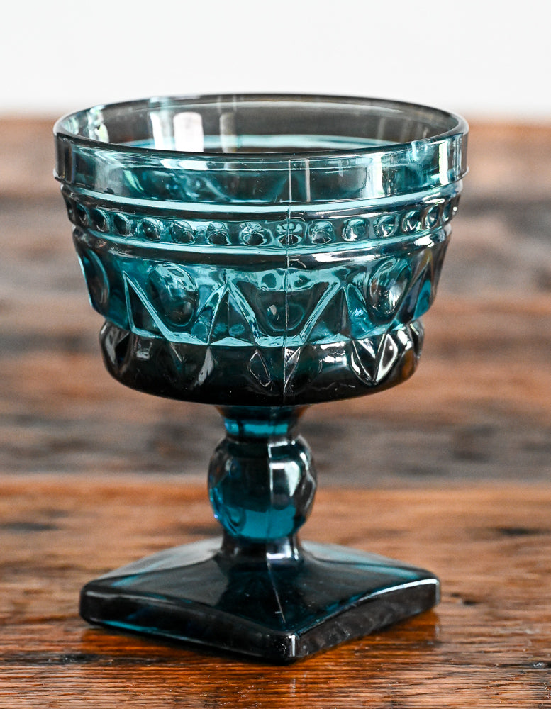 aquamarine Indiana Glass Park Lane Coupe
