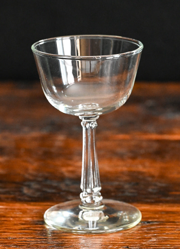 clear Libbey Rock Sharpe Empire Wreath coupes