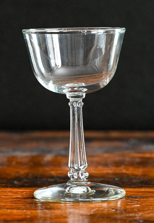 clear Libbey Rock Sharpe Empire Wreath coupes