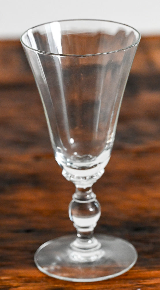 tall fluted wine glass