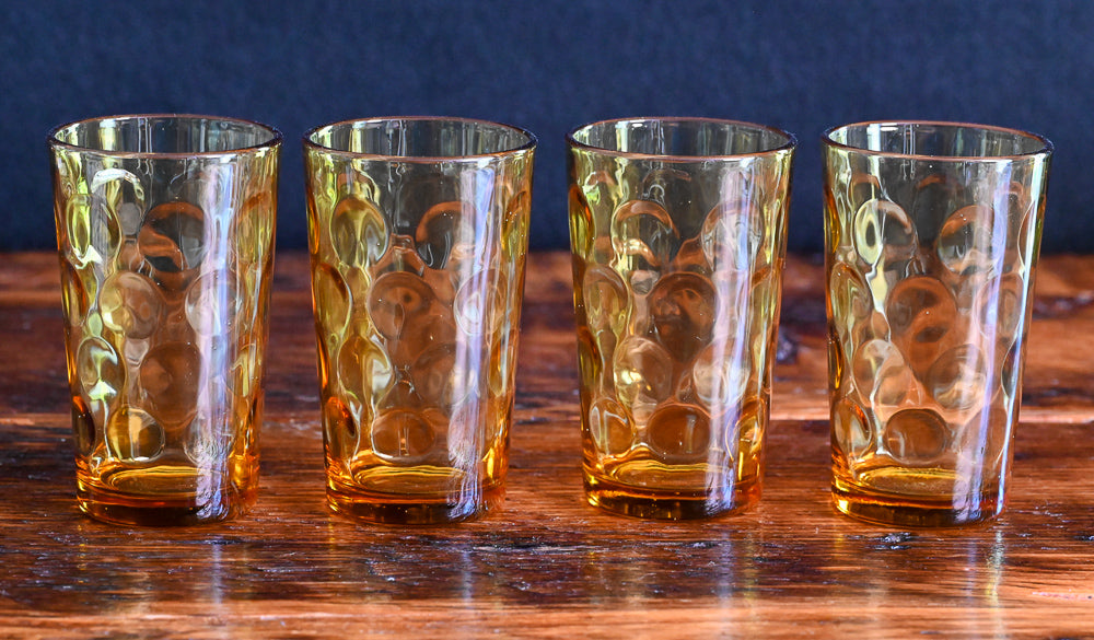 Anchor Hocking Amber El Dorado Juice Glasses