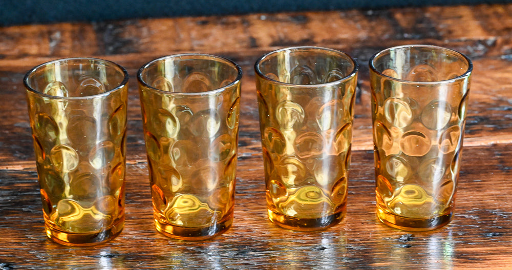 Anchor Hocking Amber El Dorado Juice Glasses