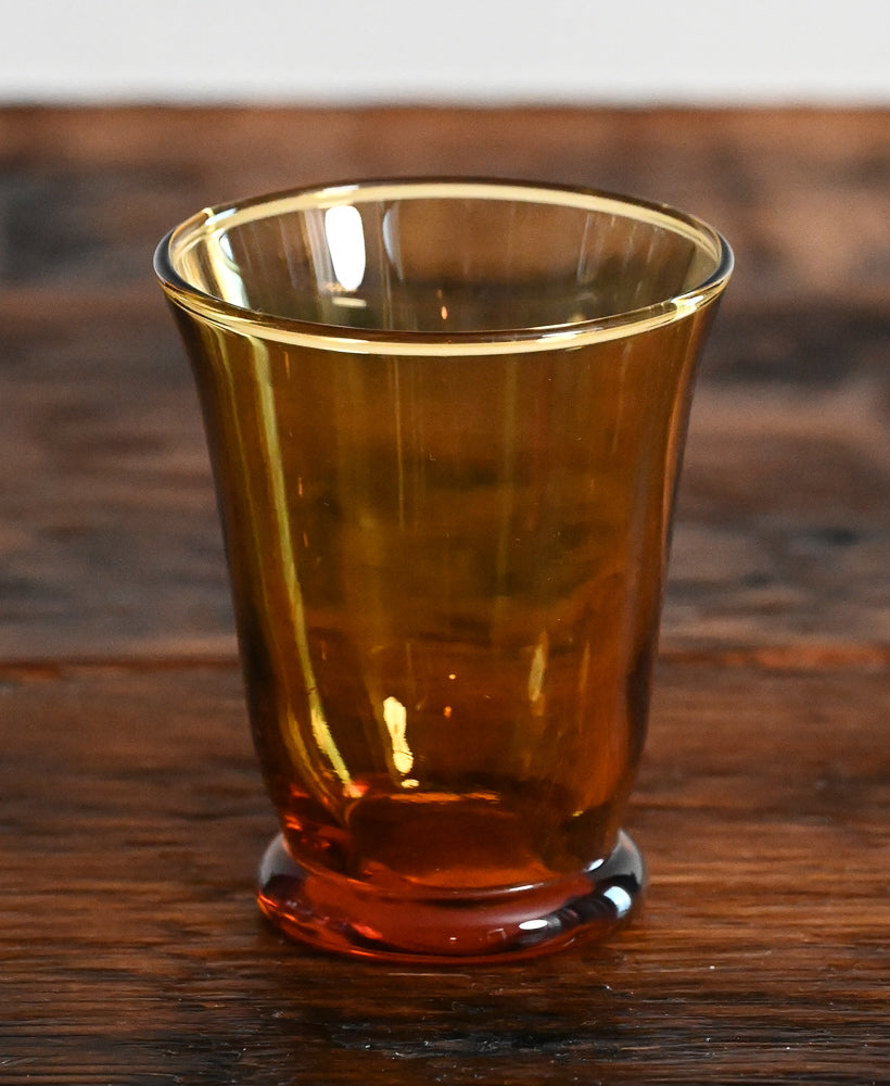 Duralex amber juice glass