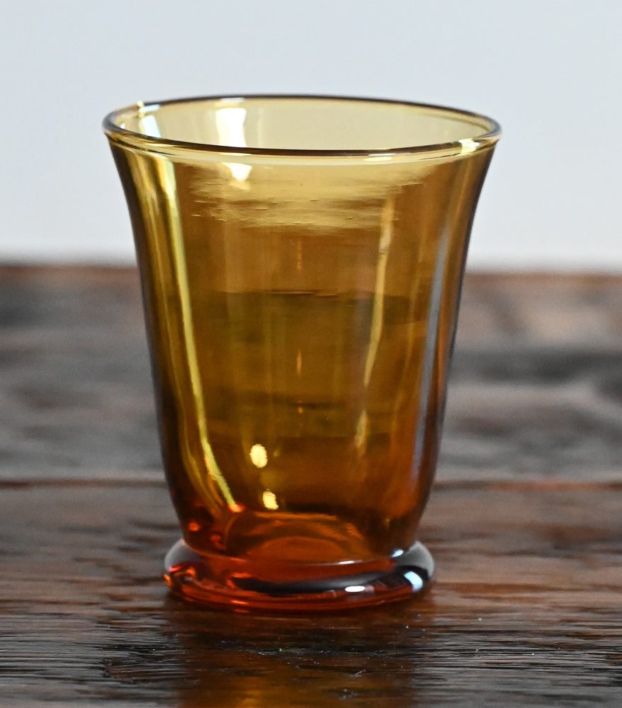 Duralex amber juice glass