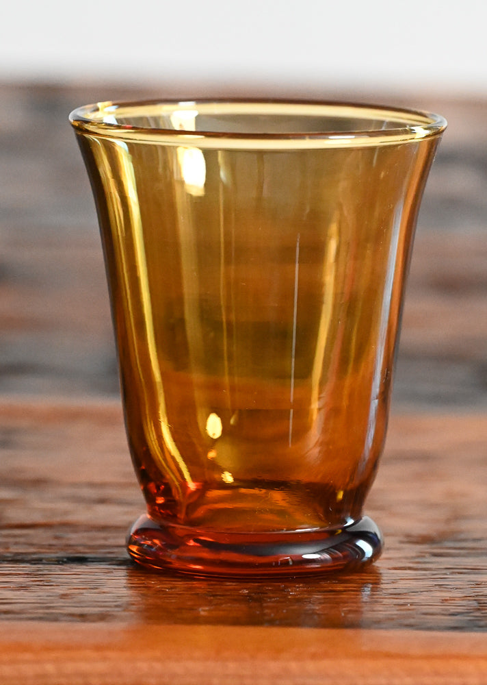Duralex amber juice glass