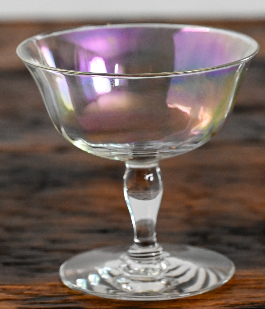 Iridescent cocktail coupe