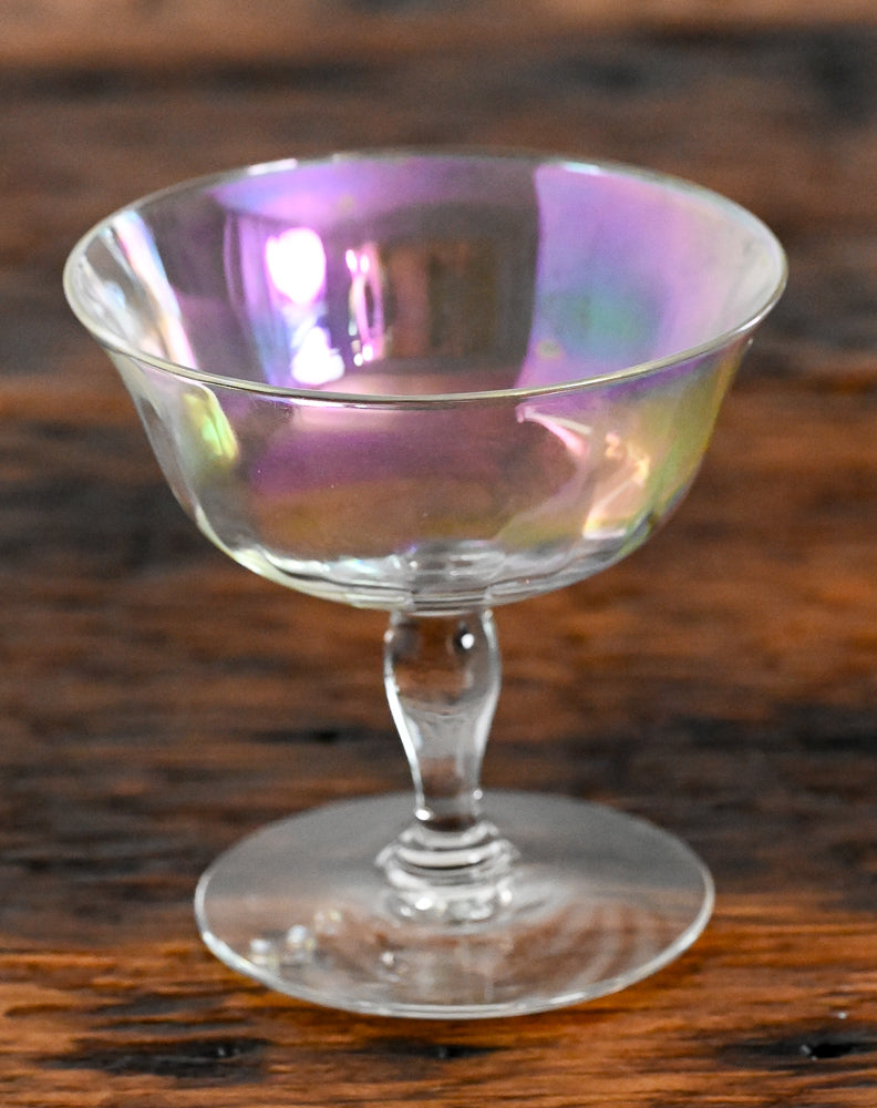 Iridescent cocktail coupe