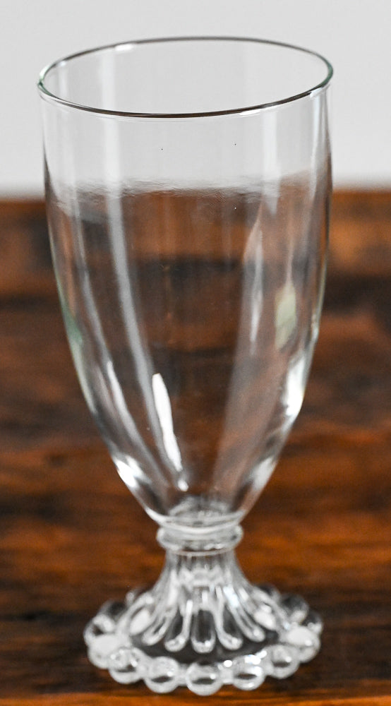 Anchor Hocking clear glass Boopie Glasses