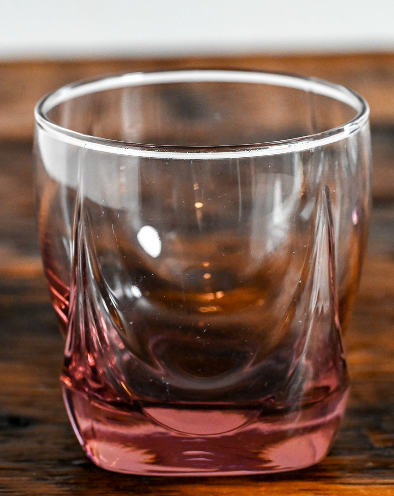 Libbey pink rocks glasses