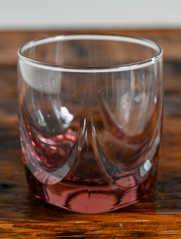 Libbey pink rocks glasses