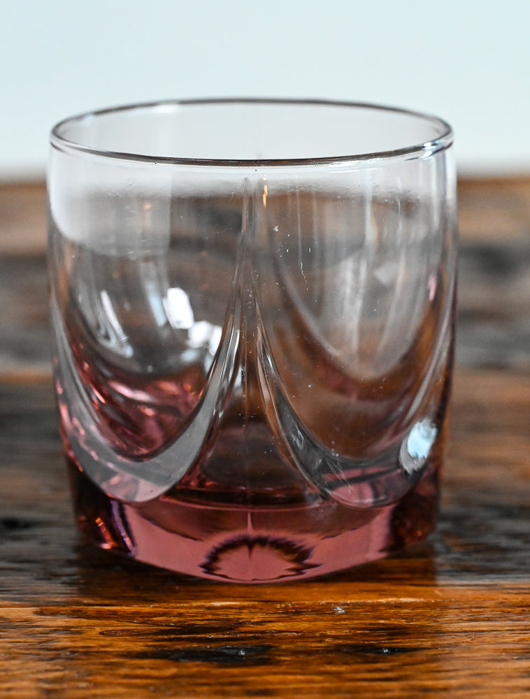 Libbey pink rocks glasses