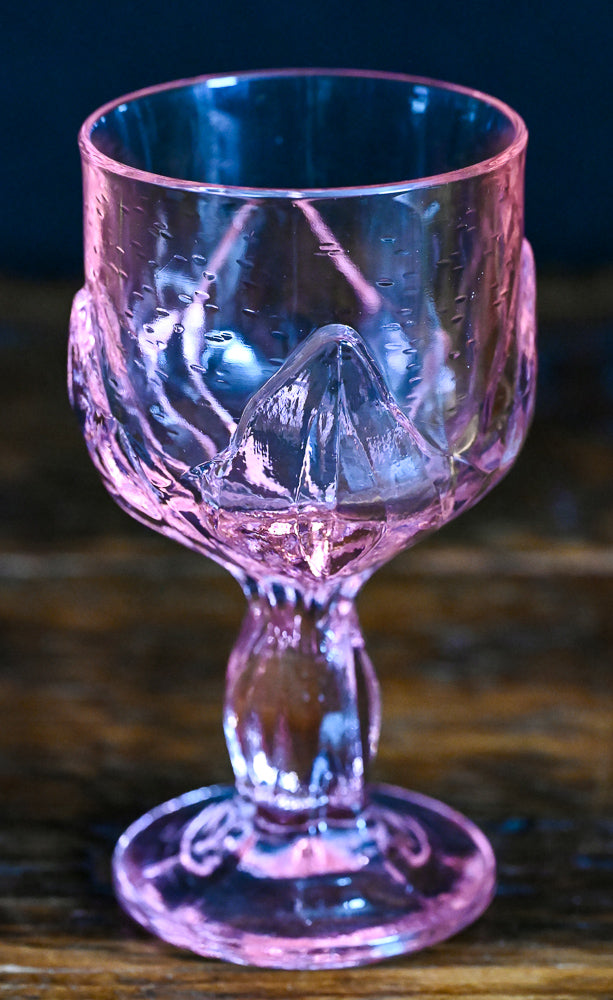 pink Tiffin Franciscan Cabaret water goblets