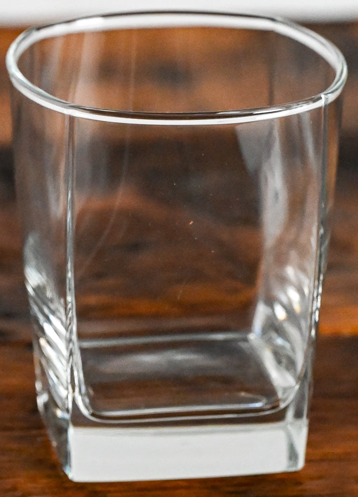 clear rocks glass