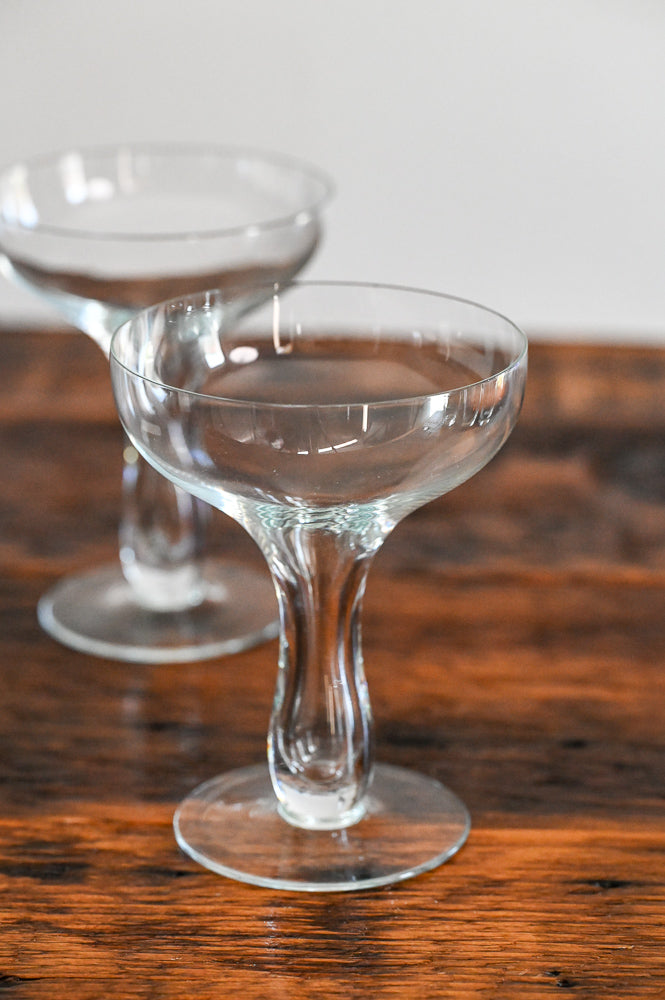 clear glass coupes
