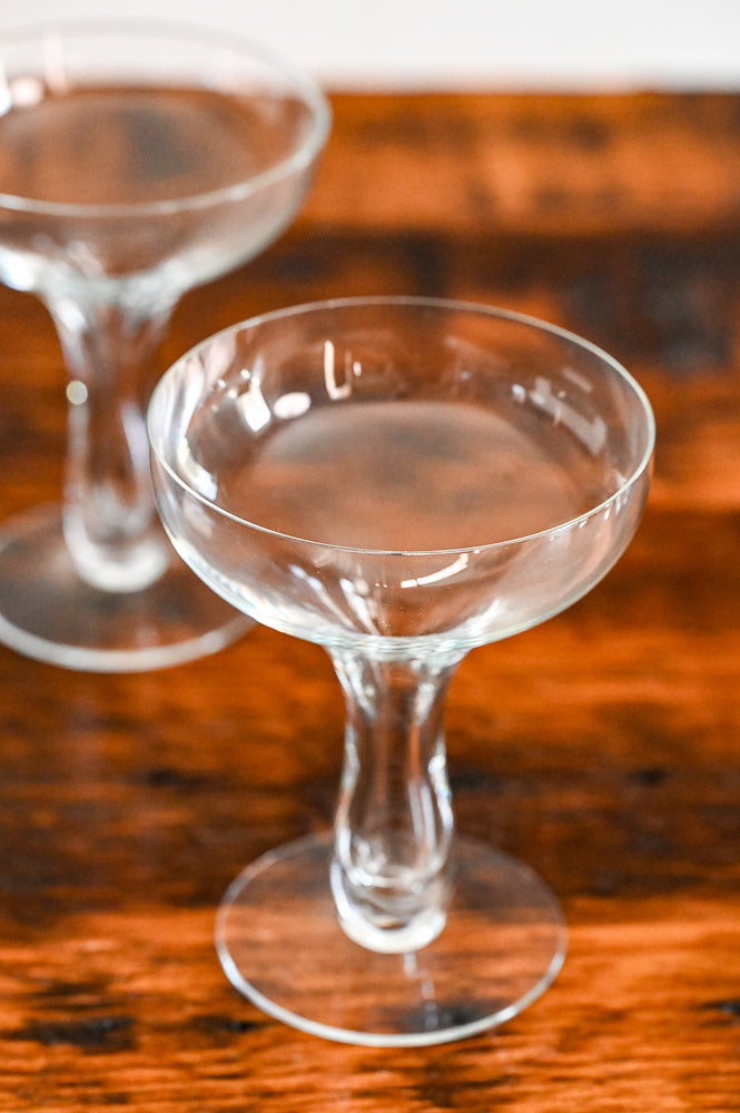 clear glass coupes