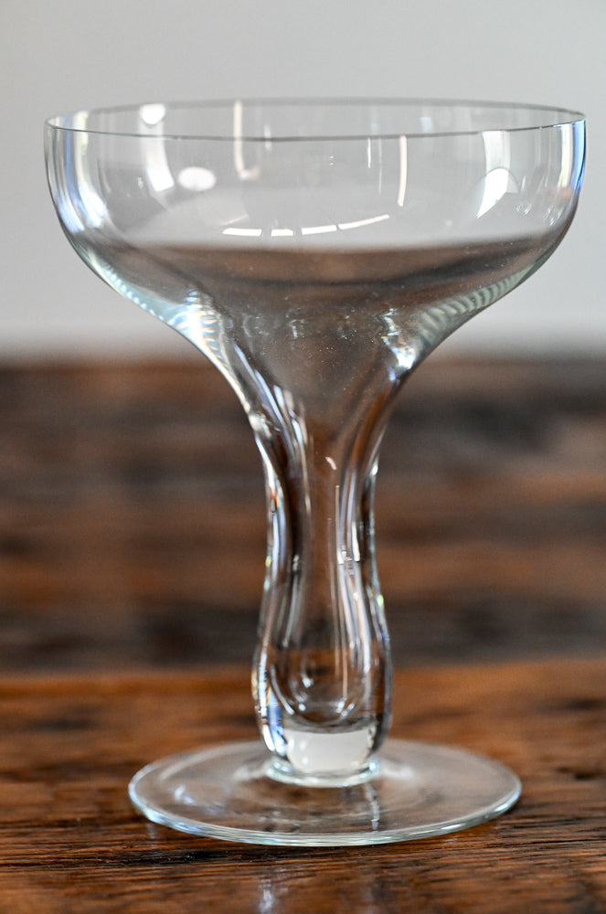 clear glass coupe