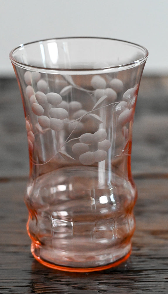 pink floral tumblers