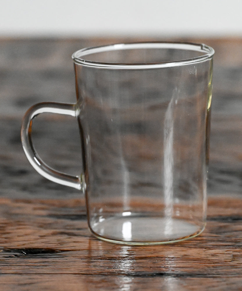 clear glass vintage coffee mugs