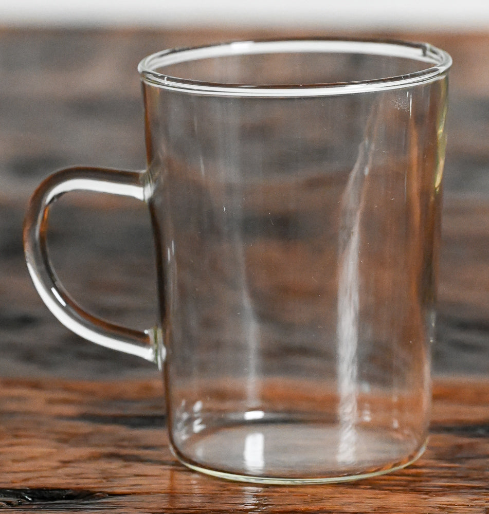 clear glass vintage coffee mugs