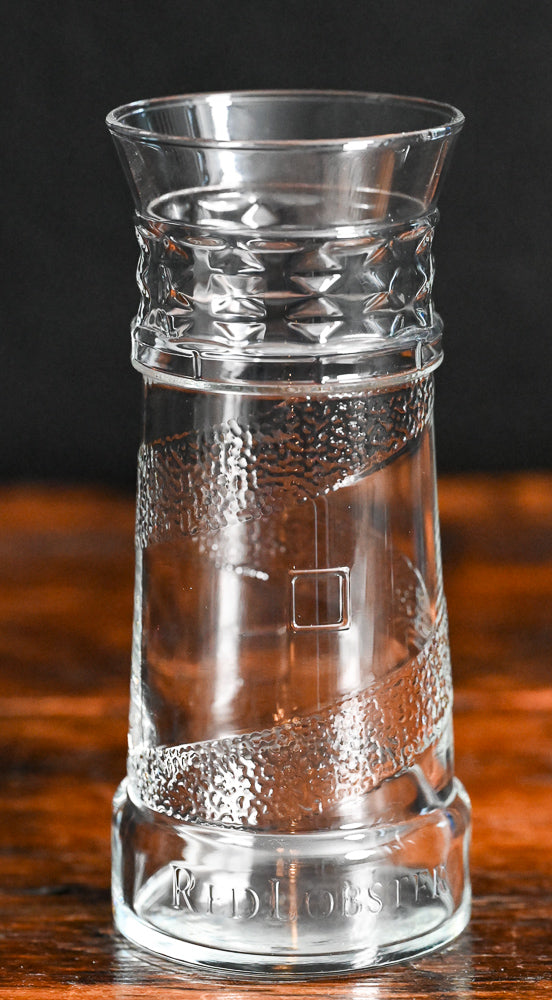 Red Lobster lighthouse glass, clear