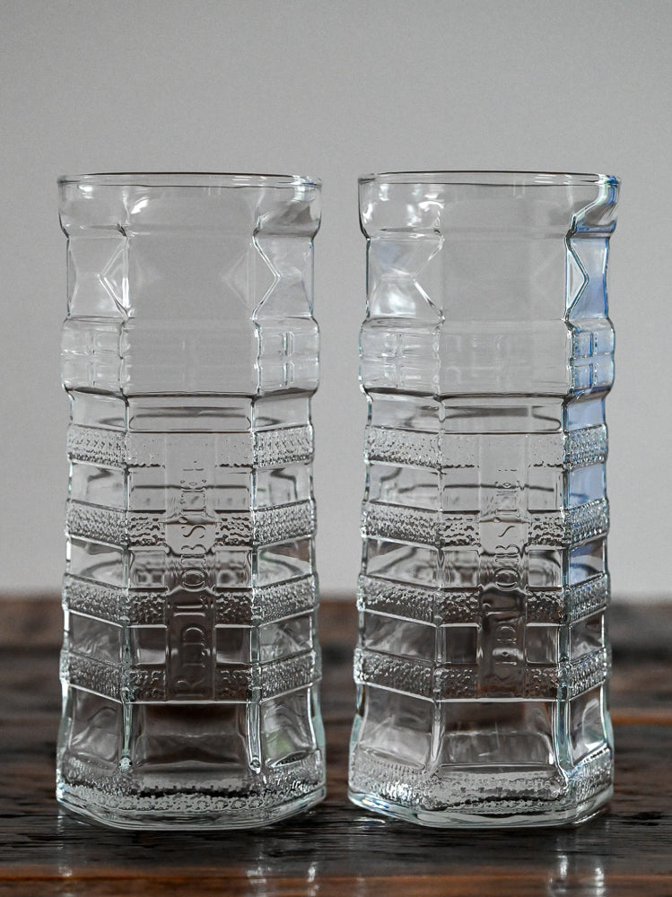 Twist Crystal Highball Glass Set