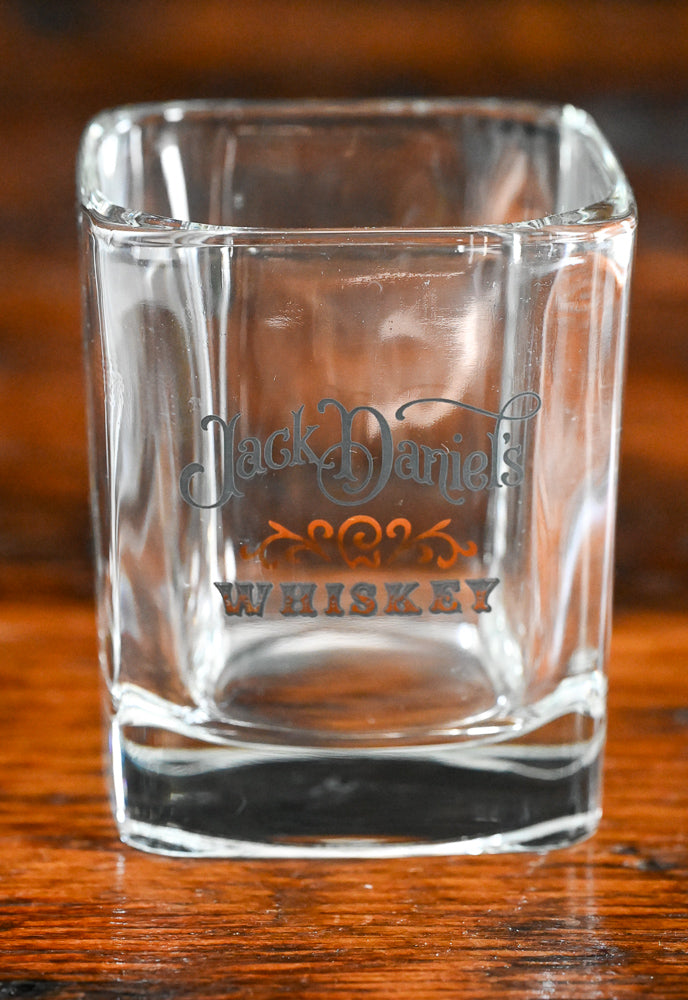 Jack Daniel's square rocks glass