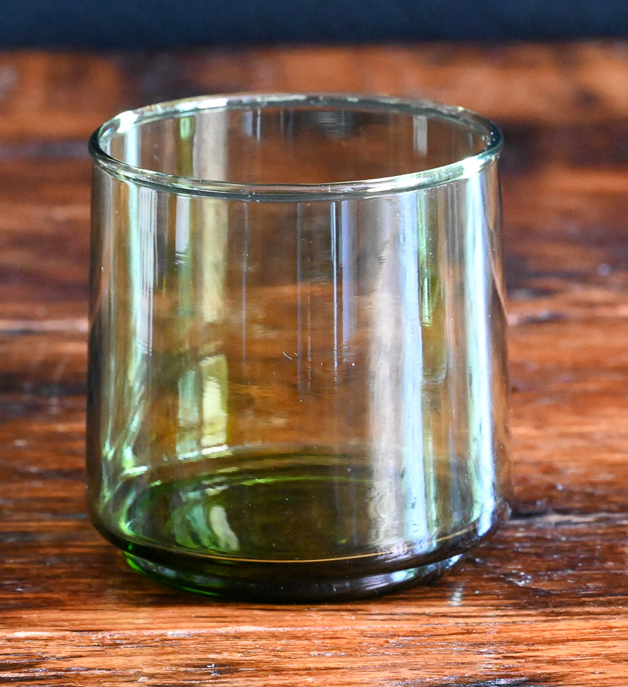 avocado green Anchor Hocking Finlandia rocks glasses