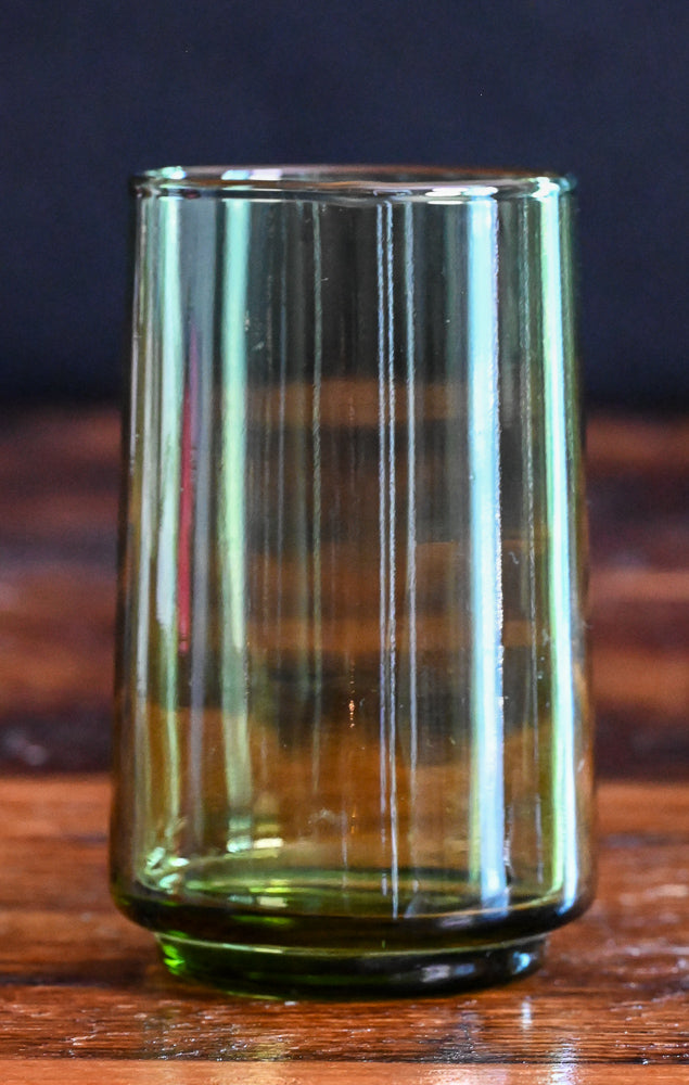 Anchor Hocking Avocado Green Finlandia Juice Glasses