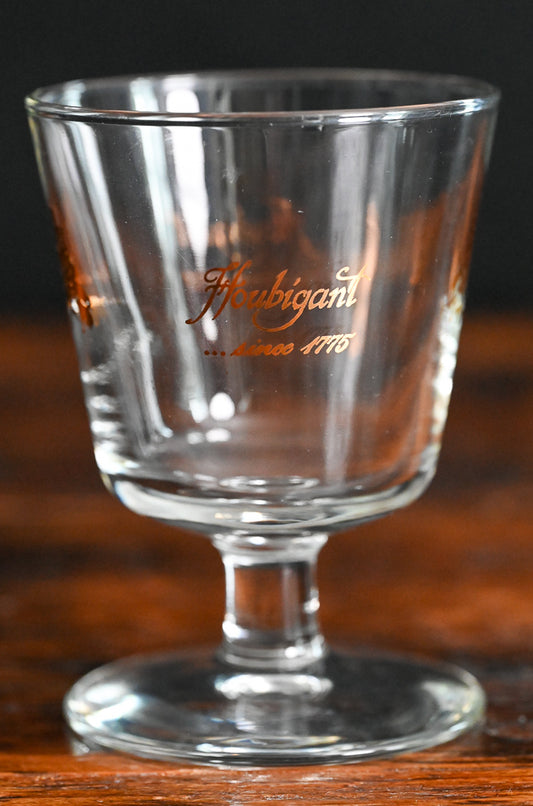 Vintage Gold Houbigant footed Goblets