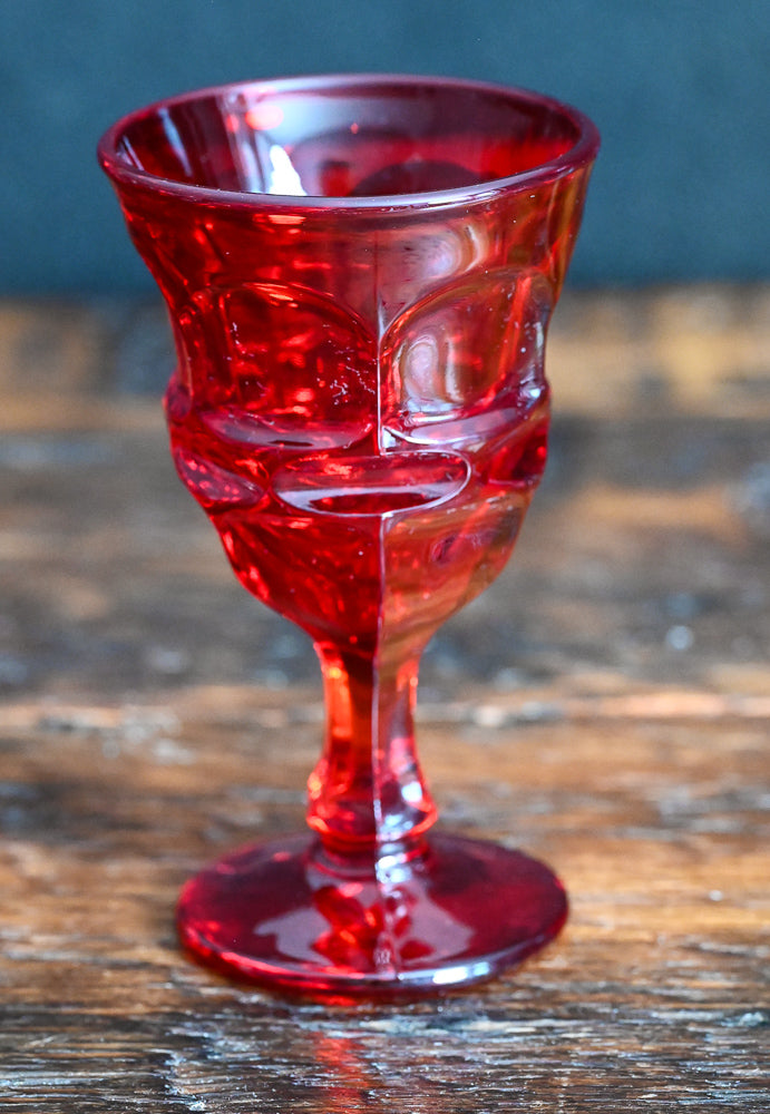 Fostoria Argus Ruby Wine Glass