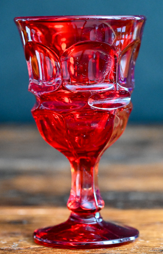 Fostoria Argus Ruby Wine Glass
