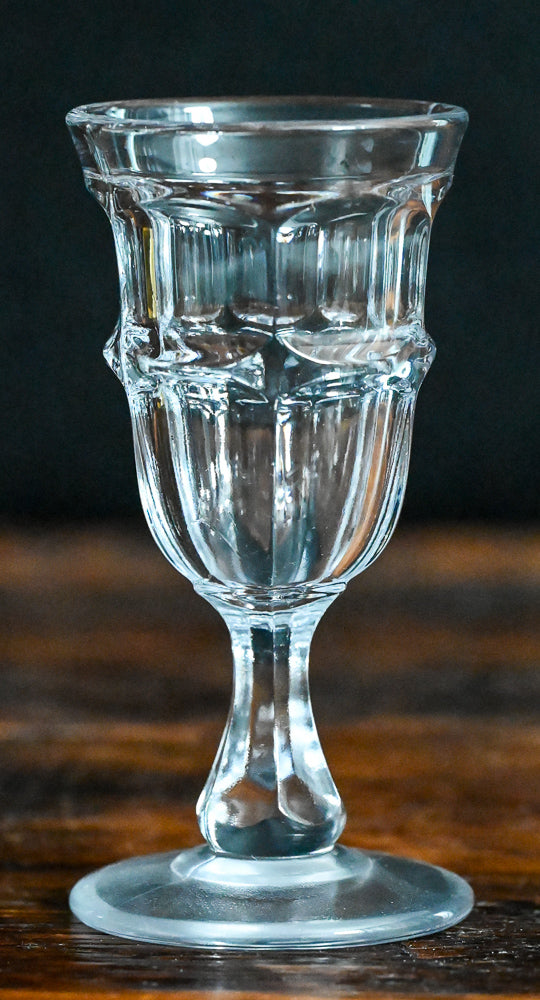 clear glass Ashburton small cordial goblet