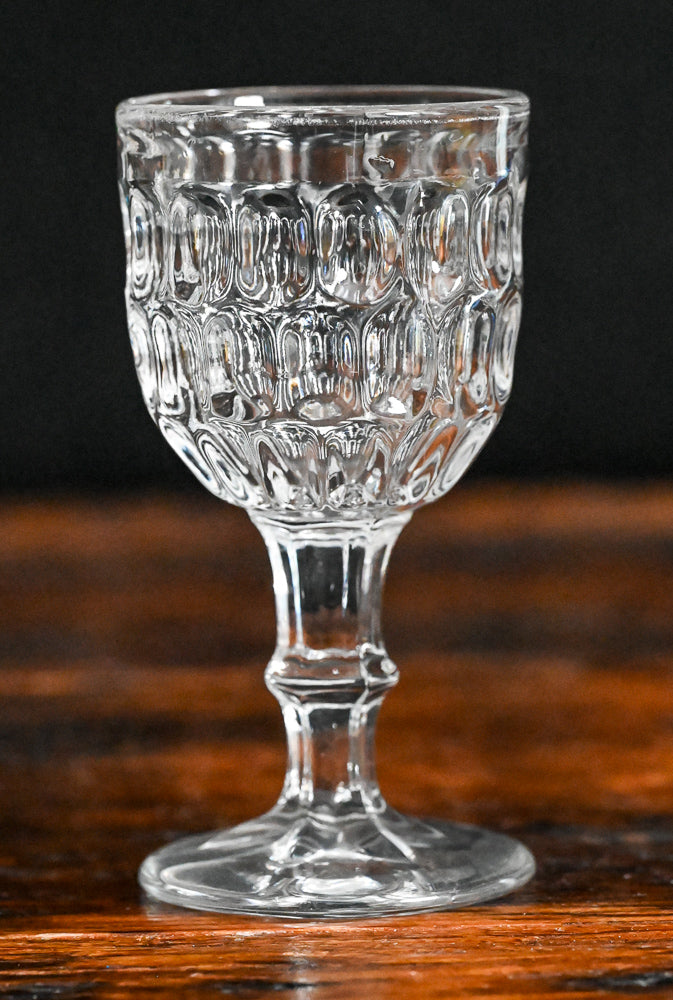 Bakewell, Pears & Co Thumbprint Clear Cordial Glass