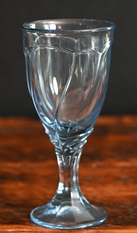 Light Blue Noritake Sweet Swirl Goblets