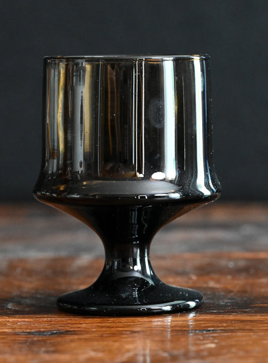 smoky brown wine glasses