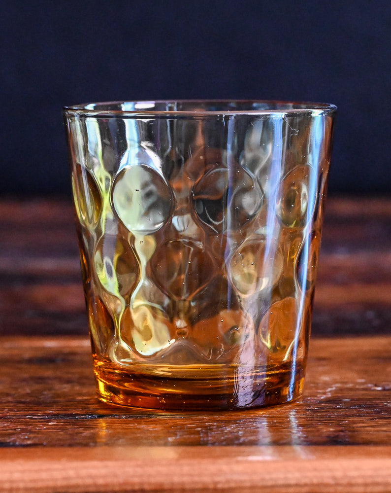 amber Anchor Hocking El Dorado rocks glasses