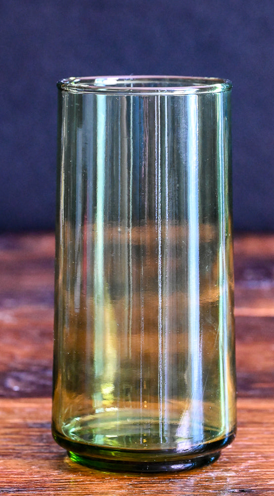 Avocado Green Anchor Hocking Finlandia highball glasses