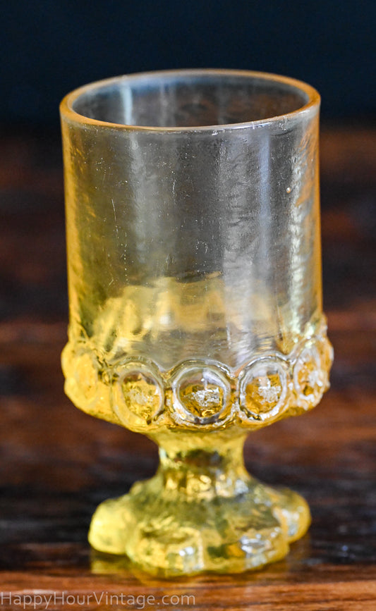Yellow Tiffin Franciscan Medeira Goblets