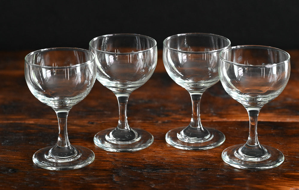 clear port wine glasses