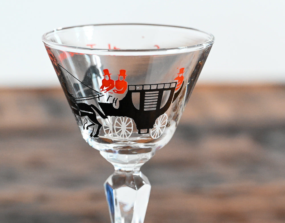 Smooth Traveling Libbey Cordial Glass