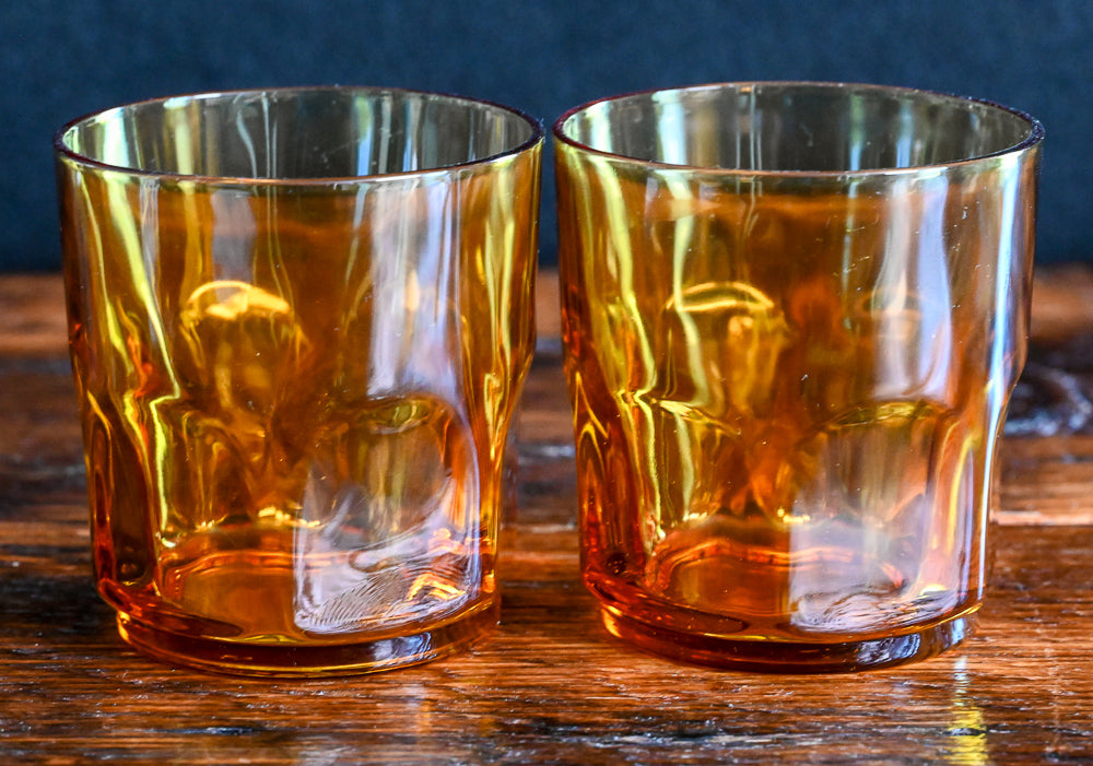 Duralex Picardie Amber Rocks Glasses