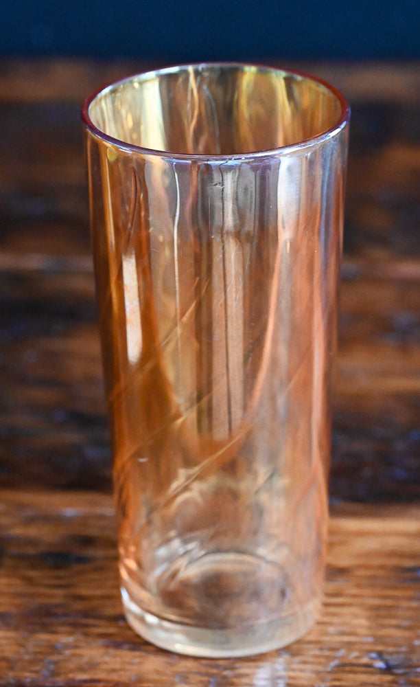 marigold Carnival Jeanette Swirl Drinking Glasses